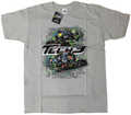 Tech3ヤマハ　デザインTシャツ　モンスターエナジー Monster Energy　T3-G スーパー価格！超激安！！！