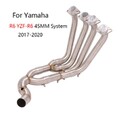 KO Lightning / ステンレス エキパイ エキゾーストパイプ / Yamaha ヤマハ YZF-R6 2017-2020