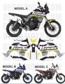 グラフィック デカール ステッカー 車体用 / ヤマハ テネレ700 T7 ワールドレイド / Yamaha Tenere World Raid