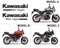 グラフィック デカール ステッカー 車体用 / カワサキ VERSYS650 ヴェルシス650 2007 / モデルA モデルB モデルC