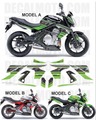 グラフィック デカール ステッカー 車体用 / カワサキ ER-6N 2006-2008 / SIGN モデルA モデルB モデルC