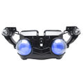 Demoneyes デーモンアイ HID プロジェクター LED ヘッドライトユニット ブルー ヤマハ YZF-R1 2009-2011