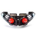 Demoneyes デーモンアイ HID プロジェクター LED ヘッドライトユニット レッド ヤマハ YZF-R1 2012-2014