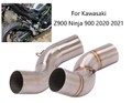 KO Lightning / ステンレス エキパイ 中間パイプ リンクパイプ  / Kawasaki Z900 2020-2021