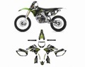 グラフィック デカール ステッカー 車体用 / KX250F 2006-2008 / モンスター ブラック