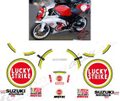 グラフィック スズキ GSXR 600/750 ラッキーストライク KEVIN SWANTZ