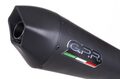 イタリア GPR GPE EVO ブラックチタン 触媒付き(公道仕様) 3/4システム マフラー GP800 08-13 SC.CAT.117.GPEBLT