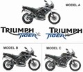 グラフィック デカール ステッカー 車体用 / トライアンフ TIGER 800 XC タイガー 800 XC / 2013