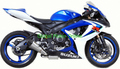 USヨシムラ R-55 スリップオン マフラー カーボンエンド GSX-R600/750 06-07  1104288