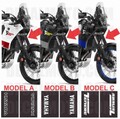グラフィック デカール ステッカー 車体用 / ヤマハ Tenere700 テネレ700 2020- / フロント フォーク カバー プロテクト デカール B