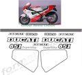 グラフィック デカール ステッカー 車体用 / ドゥカティ Ducati 851 ストラーダ STRADA TRICOLORE 1988 レストア
