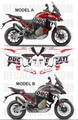 グラフィック デカール ステッカー 車体用 / ドゥカティ ムルティストラーダ V4 トリビュート / Ducati Multistrada Tribute