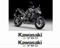 グラフィック デカール ステッカー 車体用 / カワサキ Z750 2012  / リミテッド・エディション ブラック