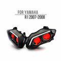 Demoneyes デーモンアイ HID プロジェクター LED ヘッドライトユニット / ヤマハ YZF-R1 2007-2008