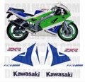 グラフィック デカール ステッカー 車体用 / カワサキ ZXR400 1991 1992 / ブルー