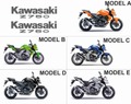 グラフィック デカール ステッカー 車体用 / カワサキ Z750 2007-2009 / モデルA モデルB モデルC モデルD モデルE