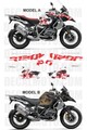 グラフィック デカール ステッカー 車体用 / BMW R1250GS アドベンチャー ワールド イージー / Adventure World Easy