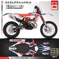 グラフィック デカール ステッカー 車体用 / ベータ RR 250 300 350 390 430 430 480 2018-2019 / Kungfu Graphics カンフーグラフィックス / BTRR1819003-KO