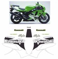 グラフィック デカール ステッカー 車体用 / カワサキ ZX-7R NINJA ニンジャ 2000 / ブラック