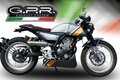 イタリア GPR / Deeptone Inox フルエキゾースト マフラー 公道仕様 / FBモンディアル F.B. MONDIAL HPS125 2018年4月以降モデル MD.3.DE