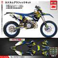 グラフィック デカール ステッカー 車体用 / フサベル TE 125 250 300 2011 2012 / Kungfu Graphics カンフーグラフィックス / HGTE1112001