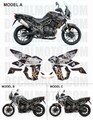 グラフィック デカール ステッカー 車体用 / トライアンフ タイガー800XR 2018-2020 ワールド / Triumph Tiger World