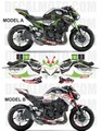 カスタム グラフィック デカール ステッカー 車体用 / カワサキ Z900 2017- / SBK TRIBUTE BLACK 2020 スーパーバイク