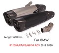 KO Lightning / 630 mm デュアルアウトレット スリップオンマフラー / BMW R1250R/RS/RT/GS R1250GS ADV 2019-2020