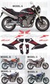 グラフィック デカール ステッカー 車体用 /  Honda ホンダ  Hornet ホーネット1996-2007 /  SIGN サイン