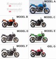 グラフィック デカール ステッカー 車体用 / カワサキ Z1000 2004-2006 / モデルA モデルB モデルC モデルD モデルE モデルF モデルG