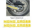 グラフィック デカール ステッカー 車体用 / ヤマハ モノクロス MONOCROSS / TYPE 4