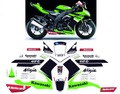グラフィック デカール ステッカー 車体用 / カワサキ ZX-10R NINJA ニンジャ 2008-2010 / レプリカ TOM SYKES WSBK