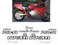 グラフィック デカール Ducati 750 F1 MONTJUICH レストア用 Ema Ducati 750 F1 DESMO MONTJUICH