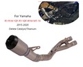 KO Lightning / 160 mm スリップオンマフラー チタニウム製  触媒除去 / Yamaha ヤマハ YZF-R1 YZF-R1M MT-10 2015-2020
