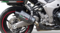 イタリア GPR GPE EVO POPPY(GPEPO)カーボン スリップオンマフラー(公道仕様) Kawasaki Ninja 1000 2011-2016 K.158.GPEPO