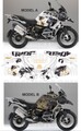 グラフィック デカール ステッカー 車体用 / BMW R1200GS アドベンチャー 2014 2018 ワールド / Adventure World