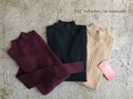 完売＊comm.arch. Needleout Rib Mockneck pullover