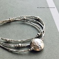 完売＊noy. by ichi Antiquites  Silver３連ブレスレット