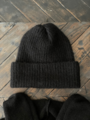 ラスト1点＊ICHI Antiquites ベビーアルパカ×ウール混のBEANIE（ニットキャップ）