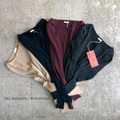 完売＊JoeMc comm.arch. Needleout Rib Roundneck pullover