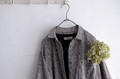 完売＊ICHI Antiquites コットンリネンフラワー5分袖シャツ