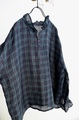【LIMITED COLLECTION】Antiquites Noir LINEN GAUZE 2WAYフリルカラーブラウス