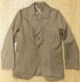 AJ-219-2P COTTON WEATHER CLOTH 3B PINCH-BACK 2P SUIT 38size Set (38/32)