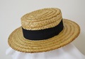 AHT-013 STROW BOATER HAT (CHAMP)