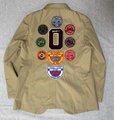 AJ-088-3R2-SP-1  COTTON WEATHER CLOTH ‘THREE ROLL TWO’ Custom Patch Version "MARKSMAN"