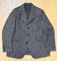 AJ-088-SP-BK Harris Tweed 3B Jacket