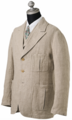 AJ-220-3P-NT THICK LINEN 3B PINCH-BACK 3P SUIT