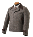 AJ-238 ORIGINAL WILD SAPN TWEED AVIATOR JACKET