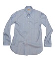 AS-102 COTTON DOBBY STRIPE ARCHED  LONGPOINT COLLAR CLASSIC SHIRT