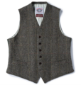 AJ-111-V-A ORIGINAL TWEED WAISTCOAT 38size  (JAMIESON'S TWEED )